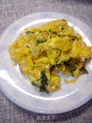 虾皮海带炒鸡蛋的做法步骤：8