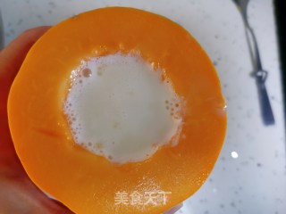 木瓜牛奶冻的做法步骤：7
