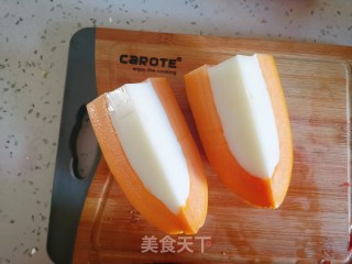 木瓜牛奶冻的做法步骤：9