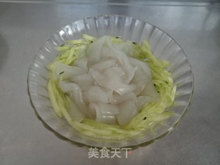 鸭丝拉皮的做法步骤：7