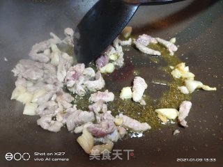 肉片炒黄瓜的做法步骤：3