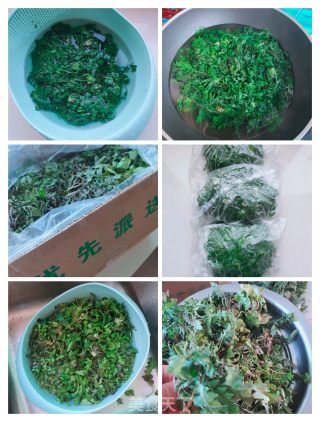 荠菜煎饺的做法步骤：1