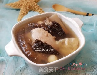羊肚菌海参鸡汤的做法步骤：12