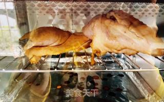 家庭式烤箱版“烤鸭饭”的做法步骤：2