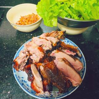 家庭式烤箱版“烤鸭饭”的做法步骤：5