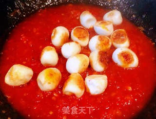 茄汁鹌鹑蛋的做法步骤：8