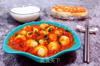 茄汁鹌鹑蛋的做法步骤：11