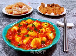 茄汁鹌鹑蛋的做法步骤：13