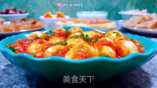 茄汁鹌鹑蛋的做法步骤：15