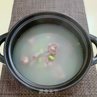 毛豆筒骨汤的做法步骤：8