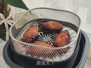 超好吃的奥尔良烤翅︱空气炸锅一键搞定的做法步骤：8