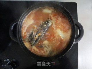 儿童餐之番茄鱼汤面❤️营养鲜美，开胃补钙的做法步骤：5