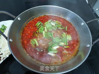 烫锅毛肚的做法步骤：7