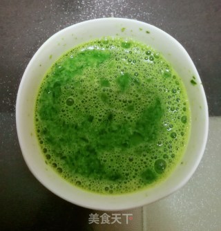 绿色鸡蛋羹的做法步骤：4