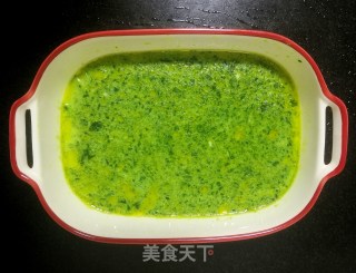 绿色鸡蛋羹的做法步骤：12