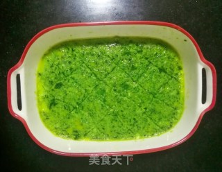 绿色鸡蛋羹的做法步骤：13