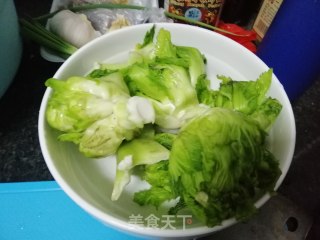 蒜炒儿菜的做法步骤：1