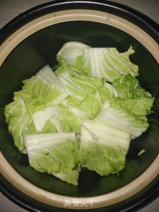 白菜豆腐煲的做法步骤：5