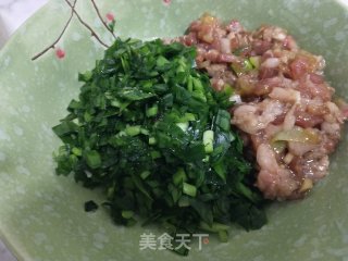 韭菜猪肉馅水饺的做法步骤：4