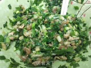 韭菜猪肉馅水饺的做法步骤：5