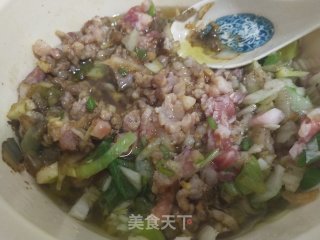 冻山芹菜猪肉馅水饺的做法步骤：3
