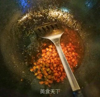 肉末炒蒜薹粒的做法步骤：9