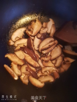 香菇油菜的做法步骤：4
