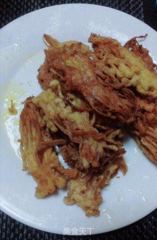 炸金针菇的做法步骤：10