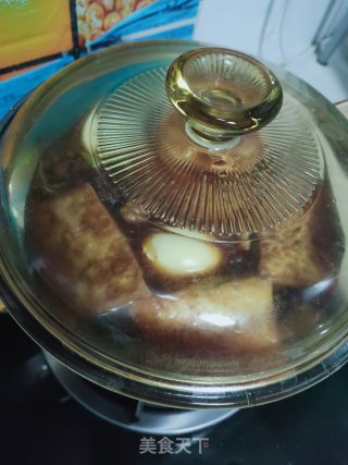 煎豆腐卤鸡翅根的做法步骤：8