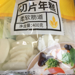 牛肉白菜汤年糕的做法步骤：3