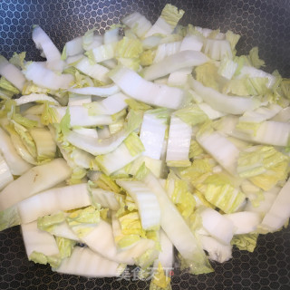 牛肉白菜汤年糕的做法步骤：5