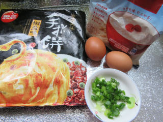 鸡蛋燕麦片手抓饼的做法步骤：1