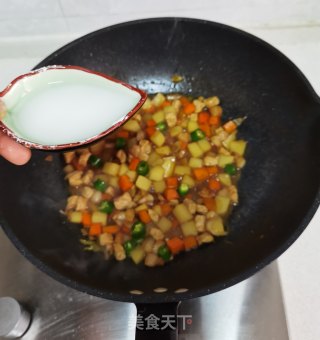 炒三丁的做法步骤：15