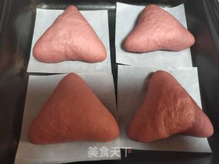 火红豆沙面包的做法步骤：14