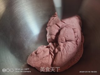 红红火火豆沙面包的做法步骤：4