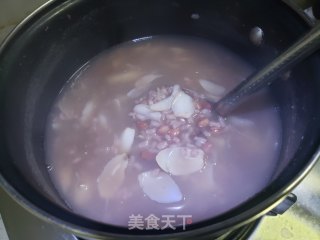 百合赤豆粥的做法步骤：7