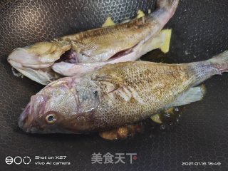 豆瓣红烧鲈鱼的做法步骤：7
