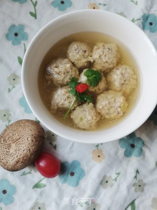 香菇鲜肉丸的做法步骤：7