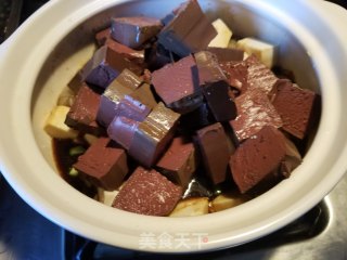 鸭血烧豆腐的做法步骤：11