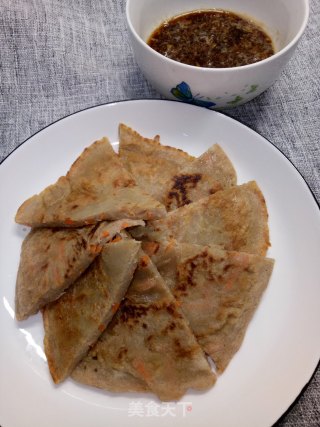 胡萝卜全麦饼的做法步骤：8
