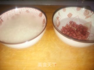红薯花生大米粥的做法步骤：2
