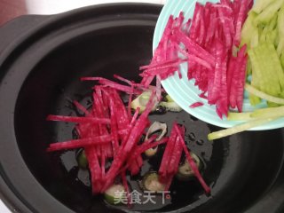 海米萝卜汤的做法步骤：4