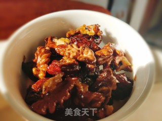 红枣蒸核桃的做法步骤：15
