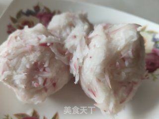 猪肉旱萝卜丸子的做法步骤：4