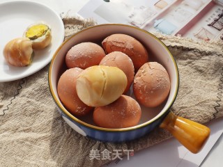 盐焗鸡蛋（电饭煲版）咸香入味，Q弹有嚼劲的做法步骤：7