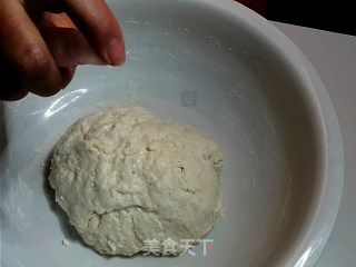 雪花粉波兰种果干欧包的做法步骤：2