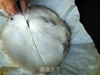 雪花粉波兰种果干欧包的做法步骤：22