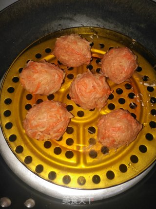 萝卜丝丸子的做法步骤：12