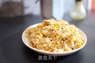 鸡肉玉米炒饭的做法步骤：8