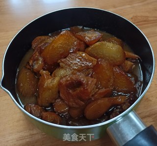 白萝卜烧肉的做法步骤：8